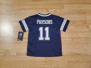 NWT Toddler/Kids 2-3T 4-5T 6-7T Dallas Cowboys Micah Parsons Stitched Jersey