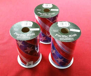 Carrete de cinta artesanal - estrellas y rayas, Bunting Deco Nylon 5,5" de ancho por 10 yardas - Imagen 1 de 13
