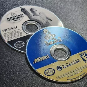 Dakar 2 & Nascar Thunder 2003 (Discs Only) Nintendo Gamecube, Authentic, Tested - Picture 1 of 17
