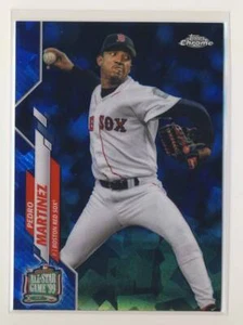 Topps 2020 actualización cromada zafiro Pedro Martínez Boston Red Sox BX2 - Imagen 1 de 2