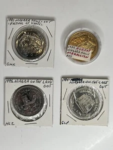 médaille numismatique 1984 chutes du Niagara, sur le lac Ontario Trade dollar lot de 4 - Photo 1/14