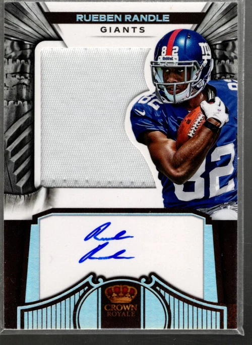 A2409- 2012 Crown Royale Silver Holofoil #279 Rueben Randle Auto Jersey /149 - Image 1 of 2