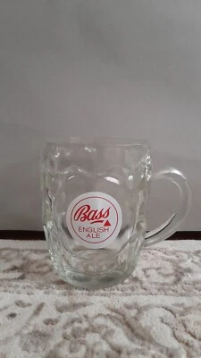 Bass Ale English Vintage Beer Mug Stein Tankard Glass Collector`s Item - Image 1 of 4