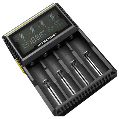~NEW~ Nitecore D4 Digital 4-slot Universal Battery Charger - Image 1 of 4