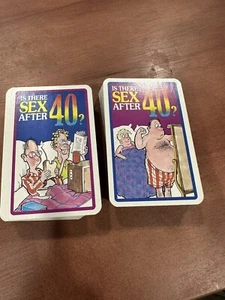vtg double deck playing cards is there sex after 40 - Picture 1 of 3
