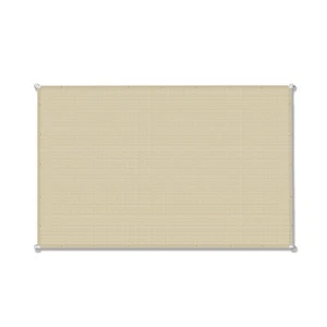 Beige 2-7 ft Straight Edge Sun Shade Sail Canopy Fabric Outdoor Patio - Picture 1 of 8