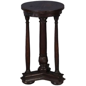 Antiker Blumen Säule Tisch um 1900 Eiche - Bild 1 von 16