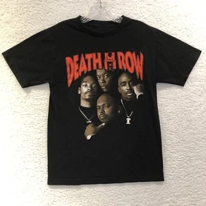 Death Row 2 Pac Dr. Dre Snoop Dogg Suge Knight T-Shirt Men Size Medium Rap Tee - Picture 1 of 9