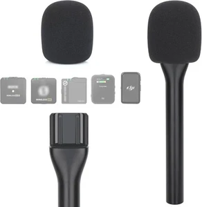Handheld Adapter for Interview Microphones Compatible with Rode Wireless Go II P - Picture 1 of 7