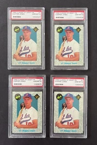 Tarjeta de radiocontrol clásica de novato Chipper Jones 1990 #1 - PSA 10 - Lote de 4 unidades - #V041325B - Imagen 1 de 2