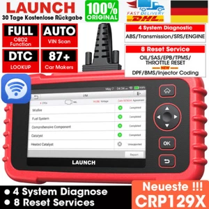 LAUNCH CRP129X Profi KFZ Diagnosegerät Auto OBD2 Scanner TPMS EPB SAS ABS DPF Öl - Bild 1 von 11