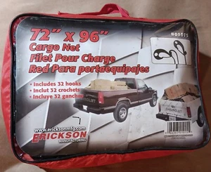 Erickson 72" x 96" Pick-up Bungie Cargo Net w/Carry Bag 01015 - Foto 1 di 8