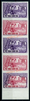 Vietnam del Sur IMPERF PRUEBA DE COLOR 1963 FAO Liberedom from Hunger MNH (SIP21) Foto 1 de 2