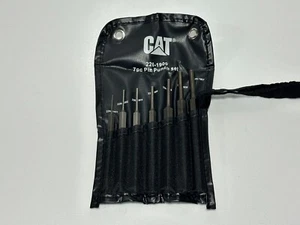 NEW Caterpillar CAT Tools USA Made 7pc Pin Punch Set w/ Black Kit Bag, 1/16-1/4" - Picture 1 of 7