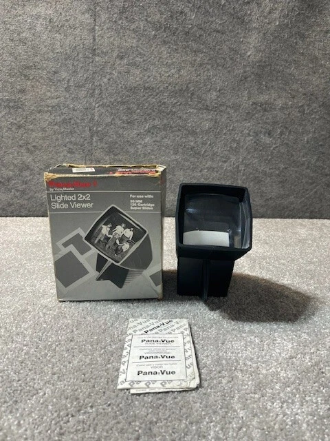 Pana-Vue 1 Lighted 2x2 Slide Viewer for 35MM 126 Cartridge Super Slides - Image 1 of 4