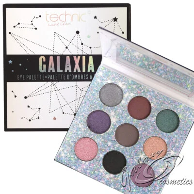 Technic Galaxia Eyeshadow Palette Matte & Shimmer colours Super Pigmented - Image 1 of 4