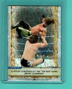 2020 Topps Wrestlemania WWE Foil Board Parallel SmackDown no.75 Bryan & Andrade - Bild 1 von 1
