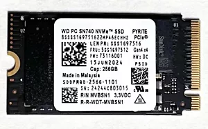 SSD Western Digital 256 GB M.2 NVMe 2242 Gen4 - Imagen 1 de 2