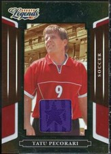 Tatu Pecorari Jsy Card 2008 Donruss Sports Legends Materials Mirror Red #98 