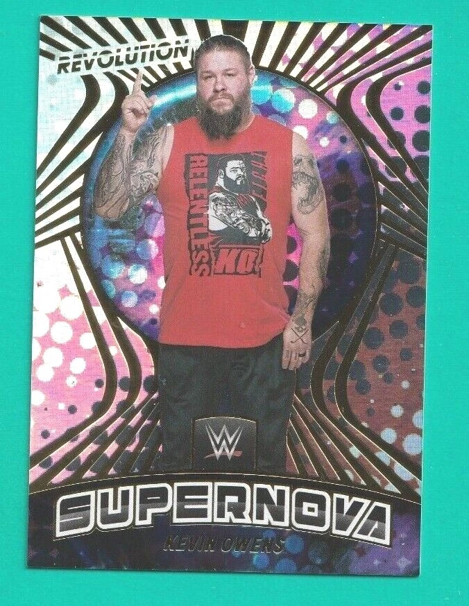 2022 WWE Revolution KEVIN OWENS SUPERNOVA INSERT SP #5 - Image 1 of 1