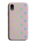 Baby Pink and Colourful Phone Case Cover Colour Polka Dot Dots Rainbow Kids i527