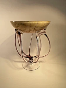 Octopus Bowl Jozefina Krosno Made in Poland Glass Art - Picture 1 of 18