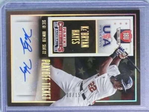 2015 Contenders Baseball USA Playoff Ticket 18U Ke'Bryan Hayes Autograph #08/15 - Picture 1 of 1