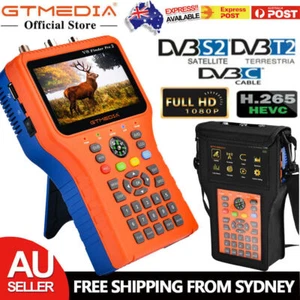 FTA DVB-S2/T2 Reception Strength Meter Satellite Terrestrial HD TV Signal Finder - Picture 1 of 19