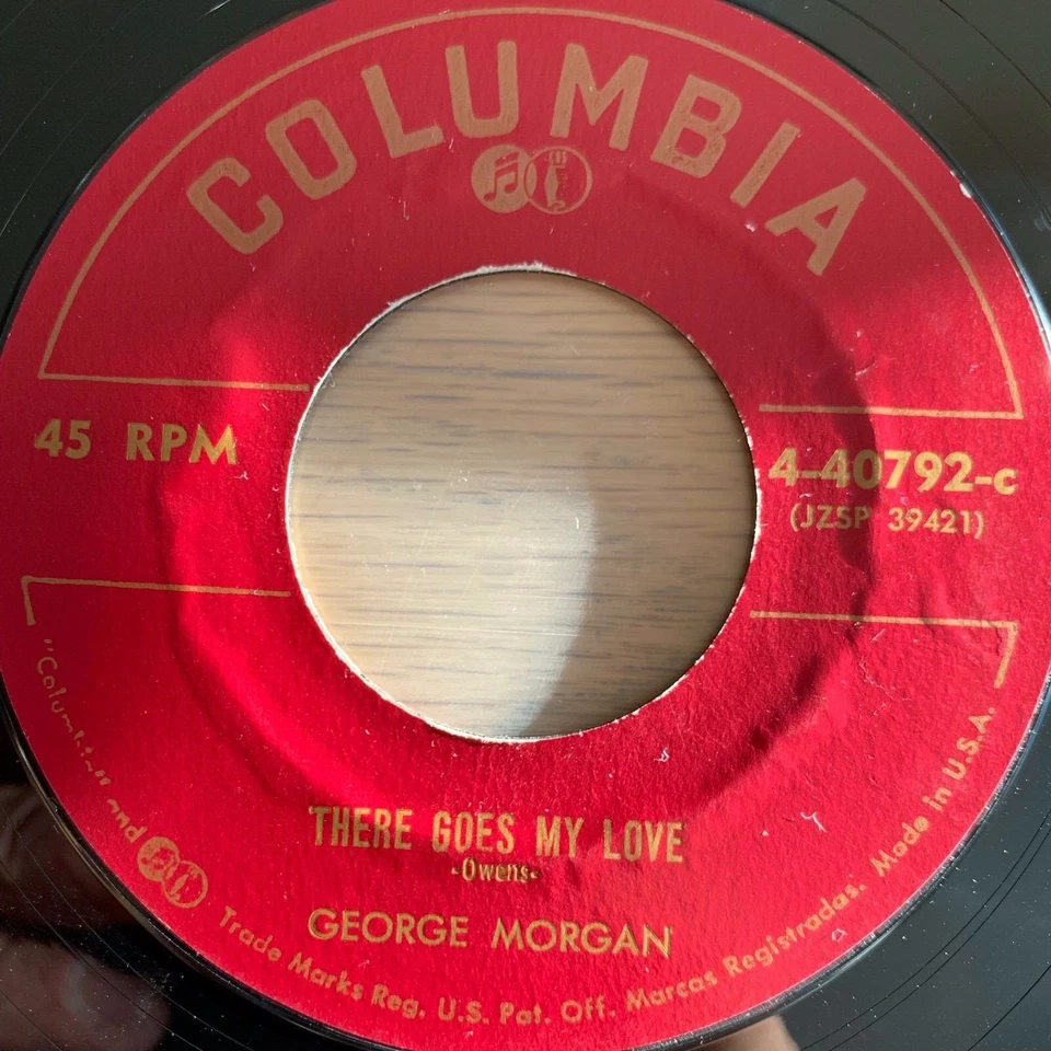 George Morgan - There Goes My Love // 7" - 1. US-Pressing 1956 - Bild 1 von 1