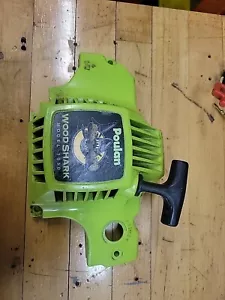 Poulan Wood Shark Modell 1950 Kettensäge Rückstoß Seilzugstarter gebraucht OEM - Bild 1 von 6