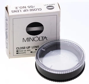 Achromat Minolta 55 mm Close Up Lens No.1 Top Zustand ( Nahlinse ) / 804 - Bild 1 von 3