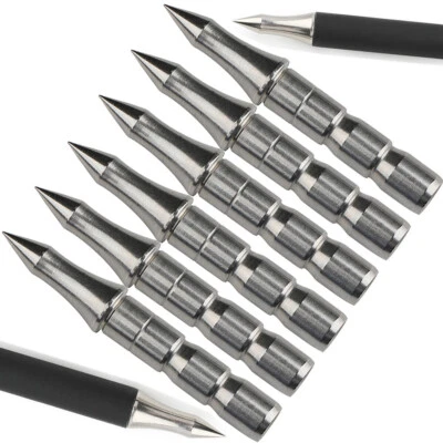 Archery Broadheads 100gr Insert Arrowhead 6.2mm Arrow Points Tip Target Hunting - Image 1 of 4