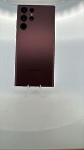 Faulty Samsung Galaxy S22 Ultra 5G - 256 GB - Burgundy- Unlocked (RS0135)