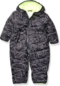 Carter's Baby Jungen dunkelgrau Dino Kinderwagen Anzug Größe 3/6M 6/9M - Bild 1 von 4