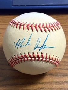 MARLON ANDERSON SIGNED AUTOGRAPHED ONL BASEBALL!  Phillies, Dodgers, Mets! - Picture 1 of 2