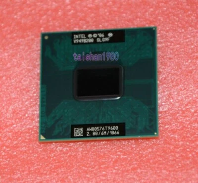 Intel Core 2 Duo T9600 SLG9F 2.80GHz 6MB Cache 1066MHz CPU Processor - Image 1 of 3