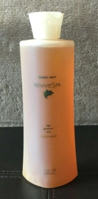 NUEVO Jabón de Jabón Corporal Trader Joe's Revive Spa Salvia Geranio Como Nuevo 12 OZ Descontinuado Foto 1 de 3