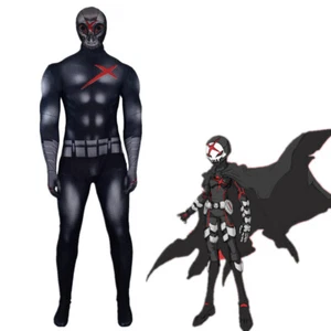 Red X Jumpsuit Teen Titans Bodysuit Cosplay Costume Halloween Props Adult Kids - Picture 1 of 7