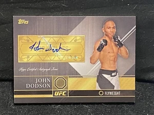 John Dodson Auto 2016 Topps UFC Top of the Class #TCA-JD The Ultimate Fighter - Picture 1 of 4