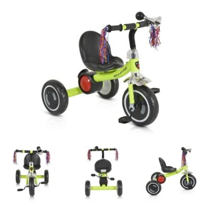 B-Ware Byox Dreirad Bonfire EVA-Reifen LED-Licht ,Musik Licht, Hupe grün - Bild 1 von 4