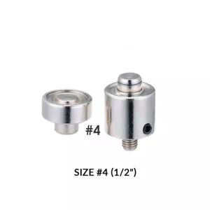 Clevr Hand Press Grommet Machine Threaded Die Replacement (Size #4) 1/2" - Picture 1 of 3