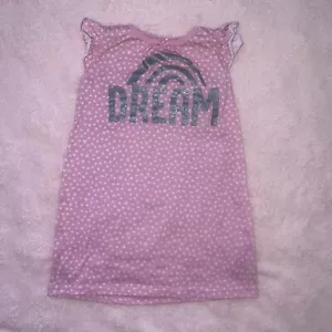 Pink Toddler Girls Just One You By Carter’s Size 4T Rainbow Dream Pajama Dress - Picture 1 of 8