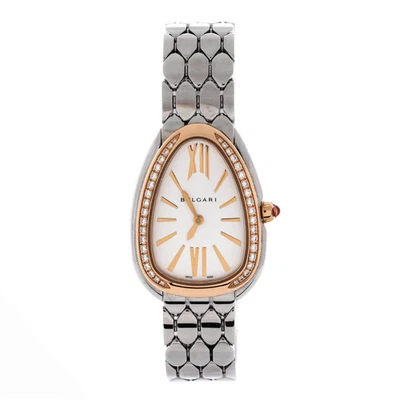 Reloj de cuarzo Bvlgari Serpenti Seduttori acero inoxidable y oro rosa Foto 1 de 4