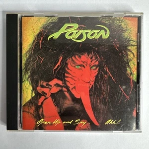 Open Up and Say...Ahh! by Poison (Europe Audio CD, May-1988, Enigma / Capitol) - Foto 1 di 4