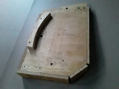 La-Z-Boy Recliner Wood Side Panel Frame (Left Side) with Spring Mount Block - Image 1 of 4