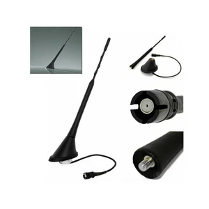 9in Car Roof Radio Whip AM/FM Antenna+Base Kit For VW Jetta Golf GTI 1993-2005 - Picture 1 of 10