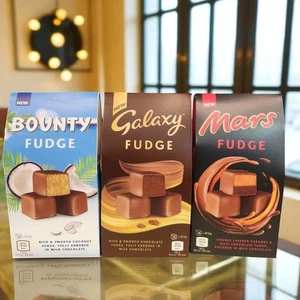 Galaxy Fudge, Bounty Fudge, Mars Fudge Gift Box 110g perfect Gift - Picture 1 of 8