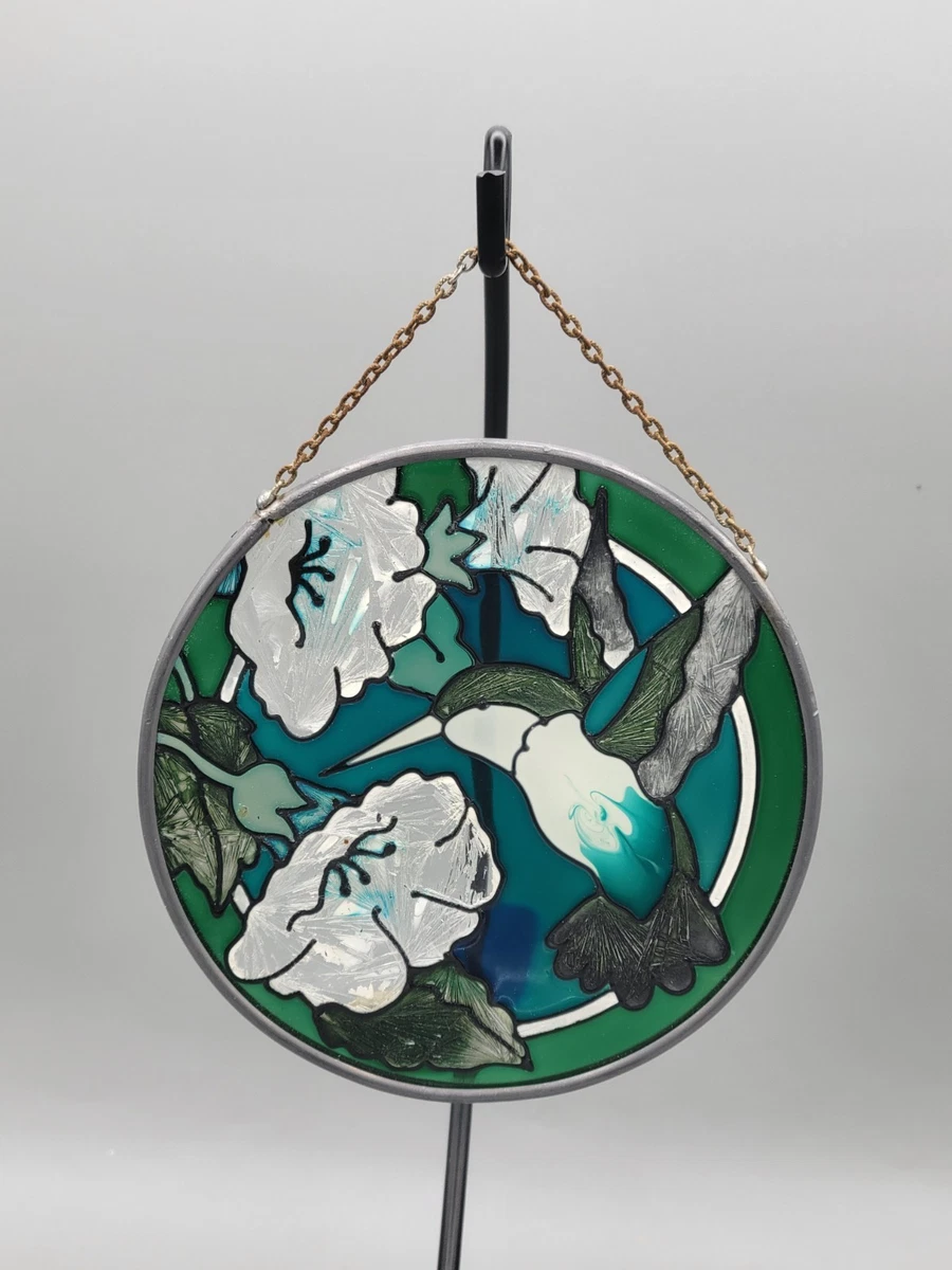 Joan Baker サンキャッチャー Joan Baker Designs ~ Hand Painted Stained Glass ~ Sun Catcher