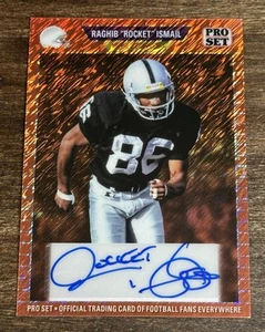 ‼️2024 Leaf Collective ProSet Raghib Rocket Ismail Auto #7/10 Raiders - Picture 1 of 2