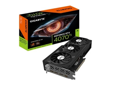 GIGABYTE GeForce RTX 4070 Ti WINDFORCE OC 12G Graphics Card, GV-N407TWF3OC-12GD - Image 1 of 4